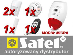 Alarm satel micra, mpt-300, 2xmpd-300, msd-300, mmd-300, syg. zew. sp-300 - szybka dostawa lub możli