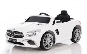 Mercedes sl400 biały samochód na akumulator + pilot