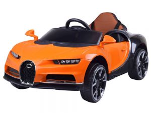 Bugati pomarańczowy samochód dla dziecka + bujak + pilot