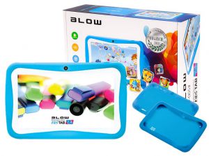 Tablet edukacyjny dla dzieci kidstab 7.4 niebieski + 8 gier