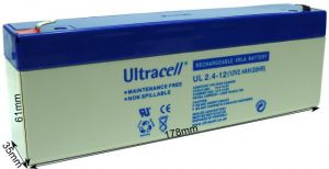 Akumulator agm ultracell ul 12v 2.4ah \żelowy\ - szybka dostawa lub możliwość odbioru w 39 miastac
