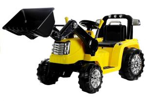 Traktorek koparka dla dzieci zp1005 żółty