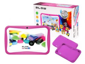 Tablet edukacyjny dla dzieci kidstab 7.4 różowy + 8 gier