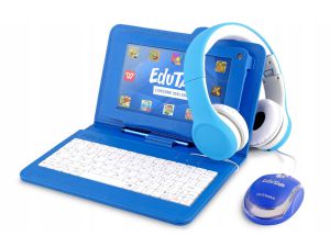 Tablet edukacyjny dla dziecka edutab klawiatura + mysz + słuchawki