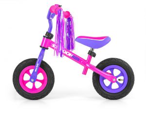 Milly mally dragon air pink rowerek biegowy + dzwonek + prezent 3d