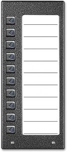 Aco cdn-10np gr podświetlany panel listy lokatorów z 10 przyciskami - szybka dostawa lub możliwość o