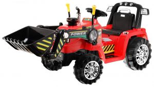 Traktorek koparka dla dzieci zp1005 czerwona