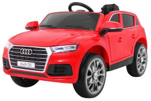 Audi q5 new czerwony samochód na akumulator
