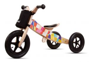 Sun baby twist mosaic rowerek biegowy drewniany 2w1 + prezent 3d