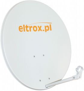 Czasza antena satelitarna 80 cm biała z logiem eltrox.pl - szybka dostawa lub możliwość odbioru w 39