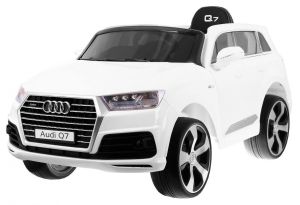 Audi q7 lift biały samochód na akumulator + pilot!